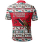 Parang Music Christmas Trinidad And Tobago Polo Shirt Scarlet Ibis Santa Merry Trini Christmas