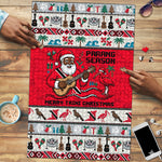 Parang Music Christmas Trinidad And Tobago Puzzle Scarlet Ibis Santa Merry Trini Christmas