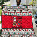 Parang Music Christmas Trinidad And Tobago Quilt Scarlet Ibis Santa Merry Trini Christmas