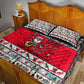 Parang Music Christmas Trinidad And Tobago Quilt Bed Set Scarlet Ibis Santa Merry Trini Christmas
