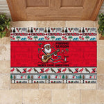 Parang Music Christmas Trinidad And Tobago Rubber Doormat Scarlet Ibis Santa Merry Trini Christmas