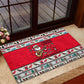 Parang Music Christmas Trinidad And Tobago Rubber Doormat Scarlet Ibis Santa Merry Trini Christmas