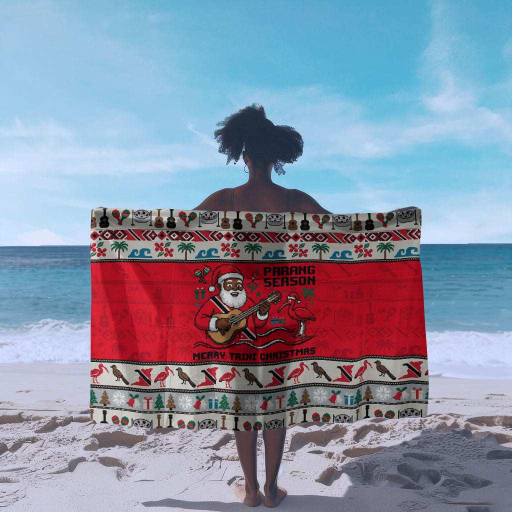 Parang Music Christmas Trinidad And Tobago Sarong Scarlet Ibis Santa Merry Trini Christmas