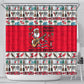 Parang Music Christmas Trinidad And Tobago Shower Curtain Scarlet Ibis Santa Merry Trini Christmas