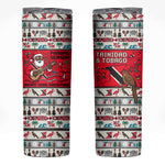 Parang Music Christmas Trinidad And Tobago Skinny Tumbler Scarlet Ibis Santa Merry Trini Christmas