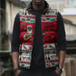 Parang Music Christmas Trinidad And Tobago Sleeveless Puffer Jacket Scarlet Ibis Santa Merry Trini Christmas
