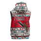 Parang Music Christmas Trinidad And Tobago Sleeveless Zip Hoodie Scarlet Ibis Santa Merry Trini Christmas