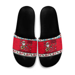 Parang Music Christmas Trinidad And Tobago Slide Sandals Scarlet Ibis Santa Merry Trini Christmas