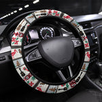 Parang Music Christmas Trinidad And Tobago Steering Wheel Cover Scarlet Ibis Santa Merry Trini Christmas