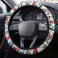 Parang Music Christmas Trinidad And Tobago Steering Wheel Cover Scarlet Ibis Santa Merry Trini Christmas