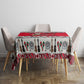Parang Music Christmas Trinidad And Tobago Tablecloth Scarlet Ibis Santa Merry Trini Christmas
