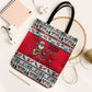 Parang Music Christmas Trinidad And Tobago Tote Bag Scarlet Ibis Santa Merry Trini Christmas