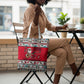 Parang Music Christmas Trinidad And Tobago Tote Bag Scarlet Ibis Santa Merry Trini Christmas