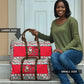Parang Music Christmas Trinidad And Tobago Travel Bag Scarlet Ibis Santa Merry Trini Christmas
