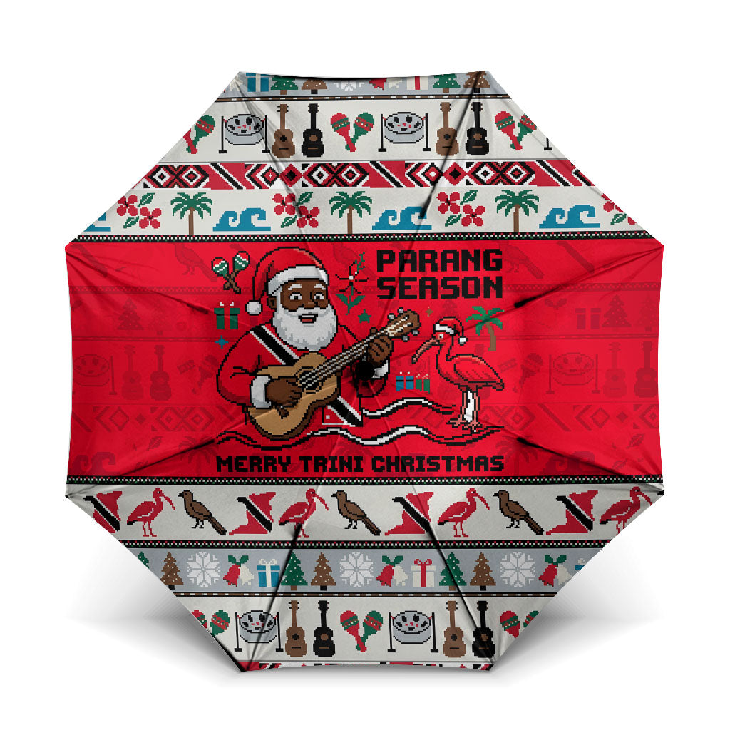 Parang Music Christmas Trinidad And Tobago Umbrella Scarlet Ibis Santa Merry Trini Christmas