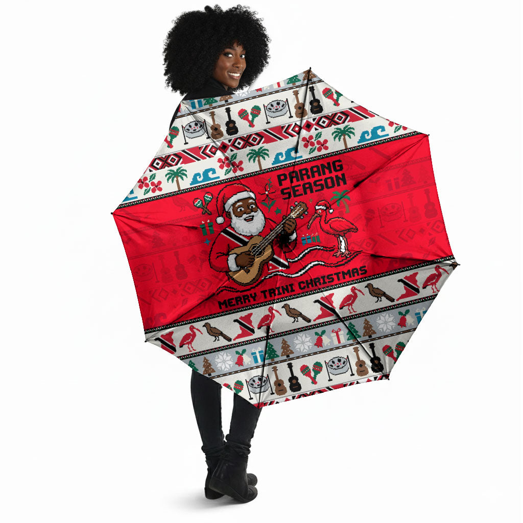 Parang Music Christmas Trinidad And Tobago Umbrella Scarlet Ibis Santa Merry Trini Christmas