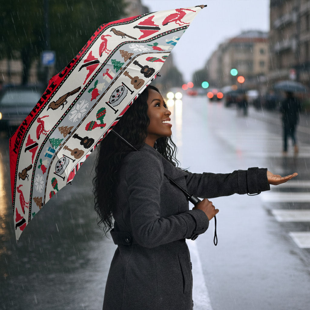 Parang Music Christmas Trinidad And Tobago Umbrella Scarlet Ibis Santa Merry Trini Christmas