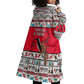Parang Music Christmas Trinidad And Tobago Wearable Blanket Hoodie Scarlet Ibis Santa Merry Trini Christmas