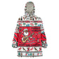 Parang Music Christmas Trinidad And Tobago Wearable Blanket Hoodie Scarlet Ibis Santa Merry Trini Christmas