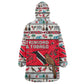 Parang Music Christmas Trinidad And Tobago Wearable Blanket Hoodie Scarlet Ibis Santa Merry Trini Christmas