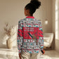 Parang Music Christmas Trinidad And Tobago Women Casual Shirt Scarlet Ibis Santa Merry Trini Christmas