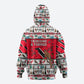 Parang Music Christmas Trinidad And Tobago Zip Hoodie Scarlet Ibis Santa Merry Trini Christmas