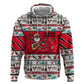 Parang Music Christmas Trinidad And Tobago Zip Hoodie Scarlet Ibis Santa Merry Trini Christmas