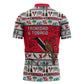 Parang Music Christmas Trinidad And Tobago Zipper Polo Shirt Scarlet Ibis Santa Merry Trini Christmas