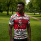 Parang Music Christmas Trinidad And Tobago Zipper Polo Shirt Scarlet Ibis Santa Merry Trini Christmas