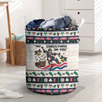 Liberia Christmas On You Laundry Basket Old Man Bayka - Pygmy Hippo - Liberia Map Djembe Drum