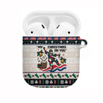 Liberia Christmas On You AirPods Case Old Man Bayka - Pygmy Hippo - Liberia Map Djembe Drum