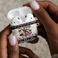 Liberia Christmas On You AirPods Case Old Man Bayka - Pygmy Hippo - Liberia Map Djembe Drum