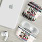 Liberia Christmas On You AirPods Case Old Man Bayka - Pygmy Hippo - Liberia Map Djembe Drum