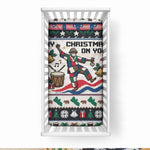 Liberia Christmas On You Baby Bed Cover Old Man Bayka - Pygmy Hippo - Liberia Map Djembe Drum