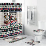 Liberia Christmas On You Bathroom Set Old Man Bayka - Pygmy Hippo - Liberia Map Djembe Drum