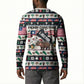 Liberia Christmas On You Button Sweatshirt Old Man Bayka - Pygmy Hippo - Liberia Map Djembe Drum
