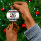 Liberia Christmas On You Ceramic Ornament Old Man Bayka - Pygmy Hippo - Liberia Map Djembe Drum