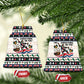 Liberia Christmas On You Ceramic Ornament Old Man Bayka - Pygmy Hippo - Liberia Map Djembe Drum