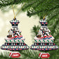 Liberia Christmas On You Ceramic Ornament Old Man Bayka - Pygmy Hippo - Liberia Map Djembe Drum