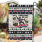 Liberia Christmas On You Garden Flag Old Man Bayka - Pygmy Hippo - Liberia Map Djembe Drum