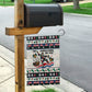 Liberia Christmas On You Garden Flag Old Man Bayka - Pygmy Hippo - Liberia Map Djembe Drum