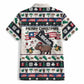 Liberia Christmas On You Hawaiian Shirt Old Man Bayka - Pygmy Hippo - Liberia Map Djembe Drum