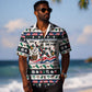 Liberia Christmas On You Hawaiian Shirt Old Man Bayka - Pygmy Hippo - Liberia Map Djembe Drum
