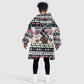 Liberia Christmas On You Kid Wearable Blanket Hoodie Old Man Bayka - Pygmy Hippo - Liberia Map Djembe Drum