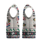 Liberia Christmas On You Christmas Knitted V-Neck Vest Old Man Bayka - Pygmy Hippo - Liberia Map Djembe Drum