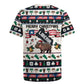 Liberia Christmas On You Rugby Jersey Old Man Bayka - Pygmy Hippo - Liberia Map Djembe Drum
