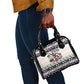 Liberia Christmas On You Shoulder Handbag Old Man Bayka - Pygmy Hippo - Liberia Map Djembe Drum