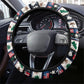 Liberia Christmas On You Steering Wheel Cover Old Man Bayka - Pygmy Hippo - Liberia Map Djembe Drum