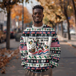 Liberia Christmas On You Sweatshirt Old Man Bayka - Pygmy Hippo - Liberia Map Djembe Drum