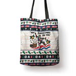 Liberia Christmas On You Tote Bag Old Man Bayka - Pygmy Hippo - Liberia Map Djembe Drum